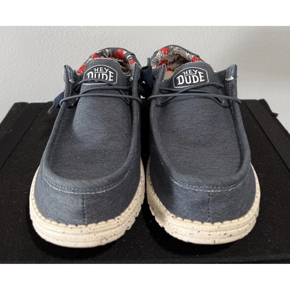 Hey Dude Men’s Navy Canvas